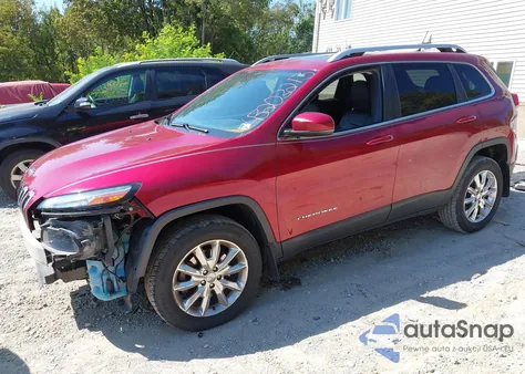 2015 Jeep Cherokee Limited z USA, uszkodzony, nr VIN 1C4PJMDB8FW600009